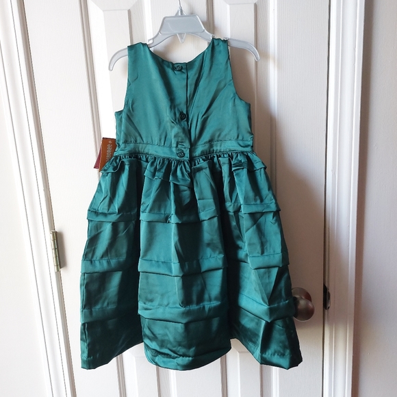 Gymboree - NWT Satin Christmas/Party Dress Little Girls 5T - Picture 3 of 9